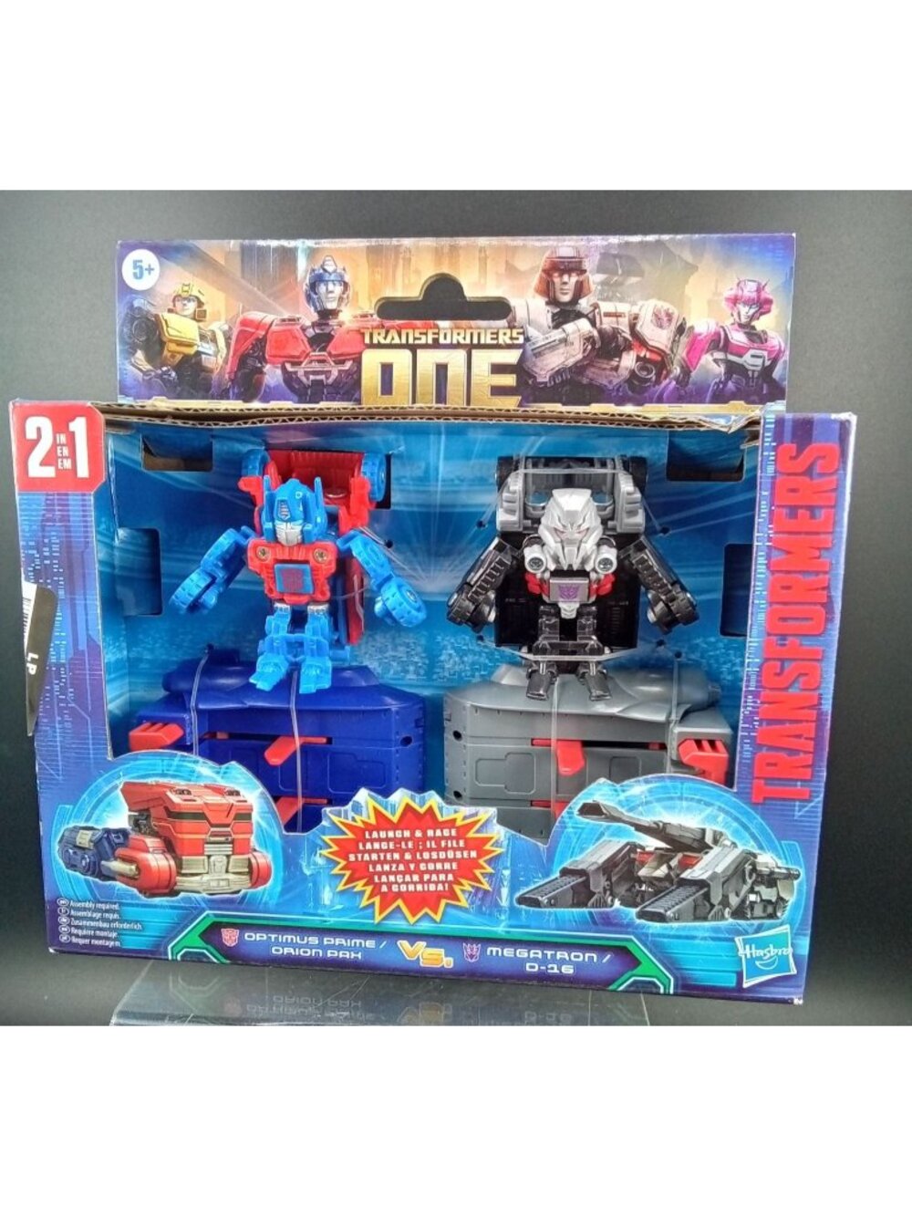 Transformers One Optimus Prime Orion Pax Vs Megatron 2 In 1 Set by Hasbro